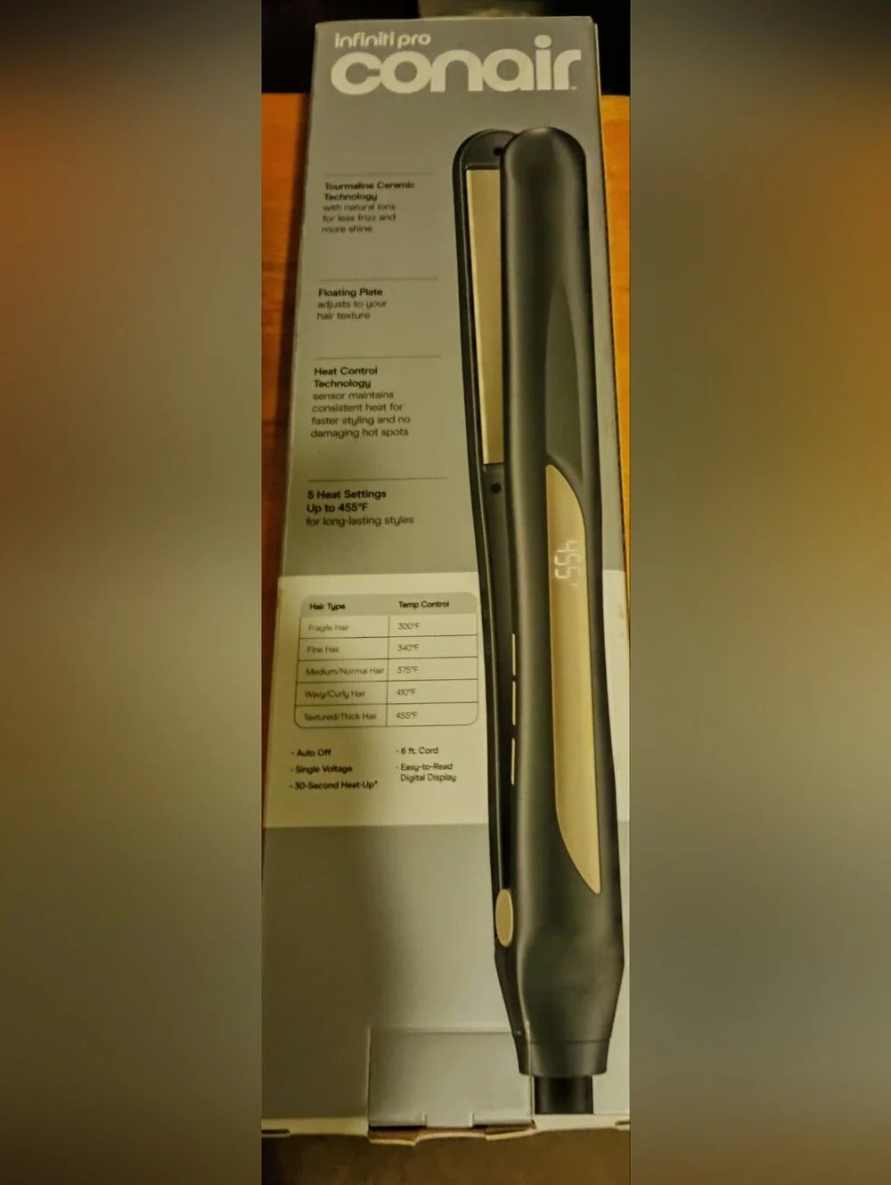 Tourmaline Ceramic Flat Iron - 1